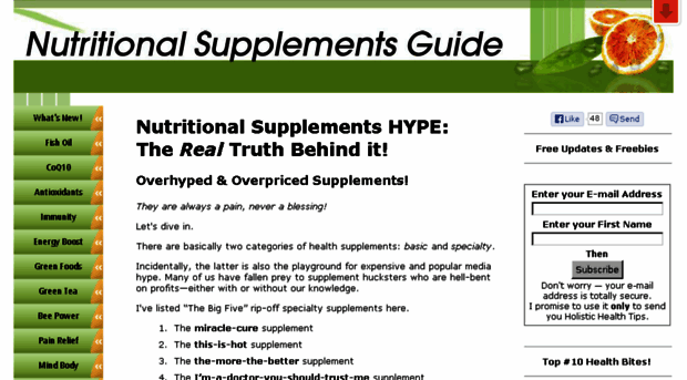 no-hype-nutritional-supplements-guide.com