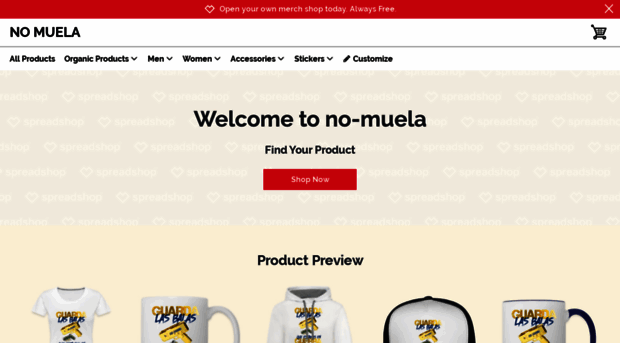 no-muela.myspreadshop.com