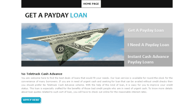 no.teletrack.cash.advance.getapaydayloan.me