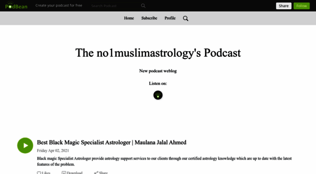no1muslimastrology.podbean.com