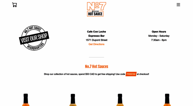 no7hotsauce.com