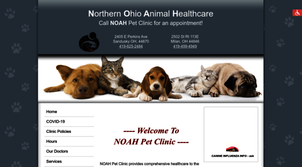 noahpetclinic.com