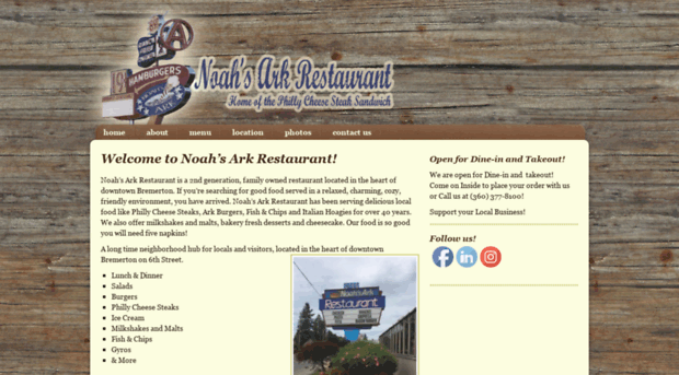 noahsark-restaurant.com