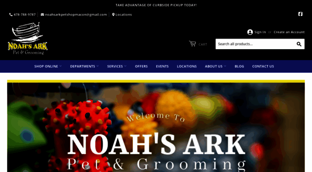 noahsarkpetshopmacon.com