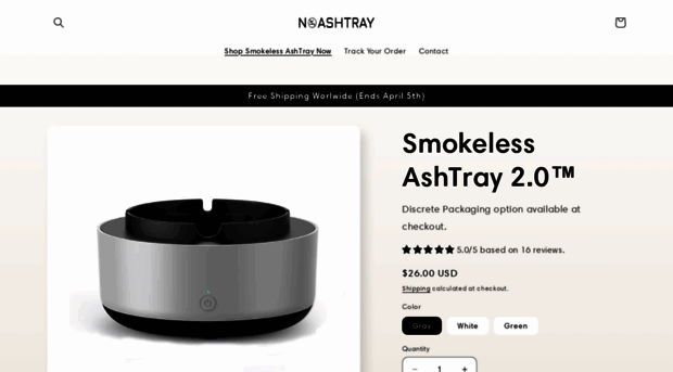 noashtrays.com