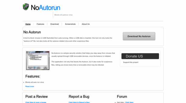 noautorun.sourceforge.net