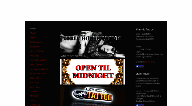 noblehousetattoo.com