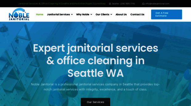 noblejanitorial.com