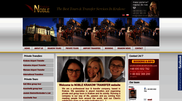 noblekrakowtransfer.com