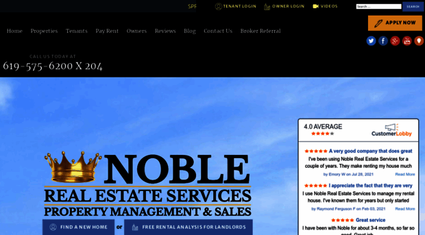 nobleproperties.info