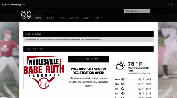 noblesvillebaberuthbaseball.com