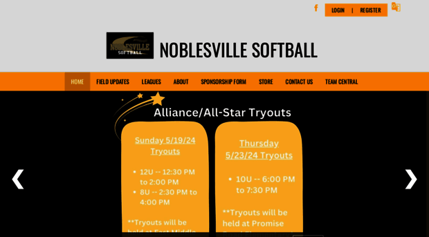 noblesvillesoftball.com