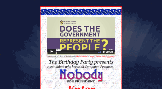 nobodyforpresident.org