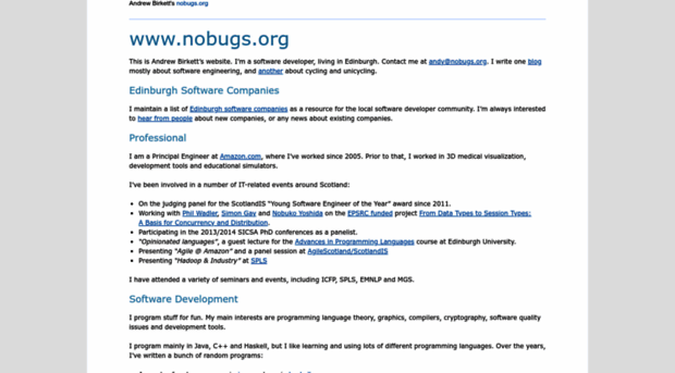 nobugs.org