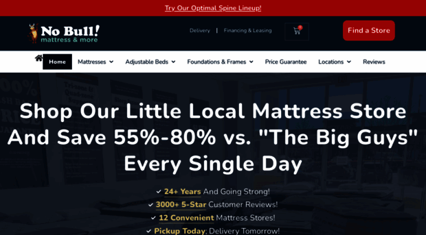 nobullmattress.com