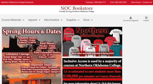 nocbookstore.com