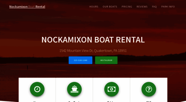 nockamixonboatrental.com