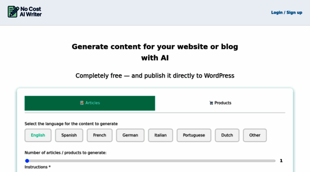 nocostaiwriter.com