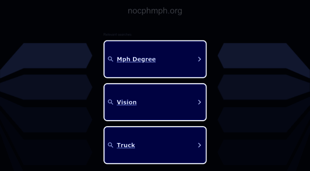 nocphmph.org