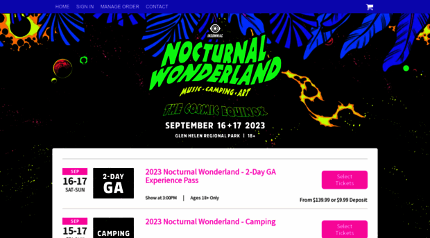 nocturnal.frontgatetickets.com