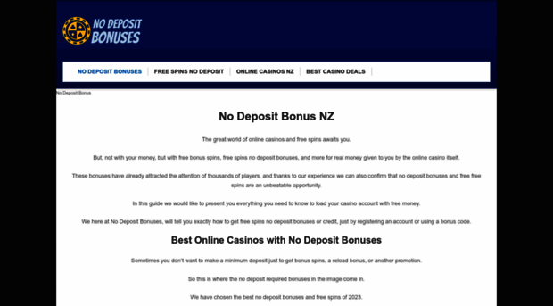 nodepositbonuses.co.nz