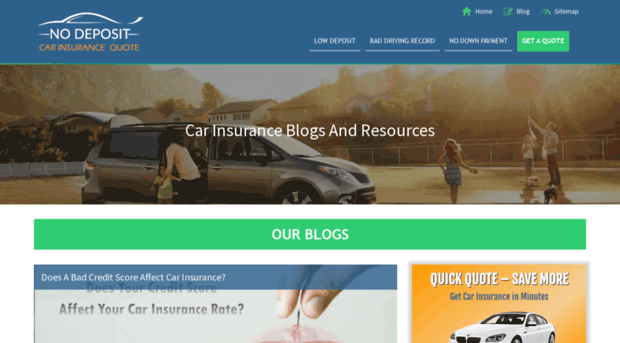 nodepositcarinsurancequote.com