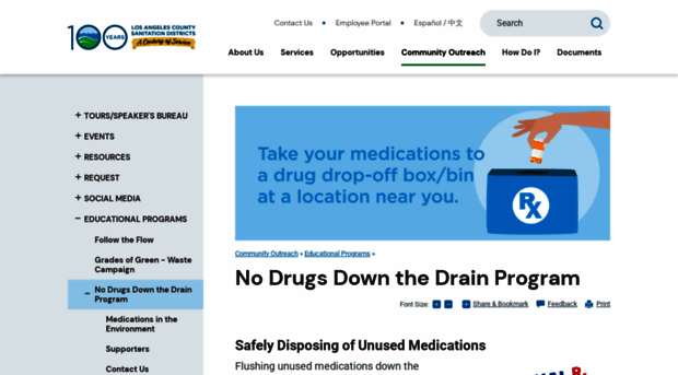 nodrugsdownthedrain.org