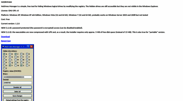 nodrvman.sourceforge.net