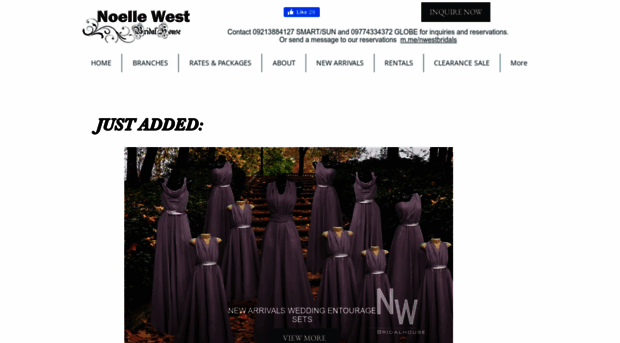 noellewestbridals.com