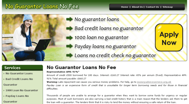 noguarantorloansnofee.co.uk