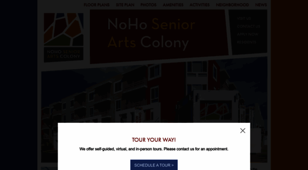 nohoseniorartscolony.com