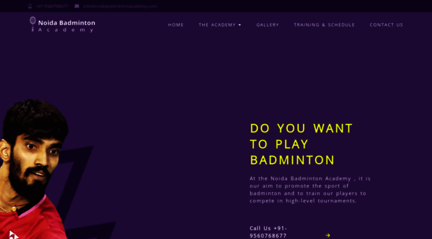 noidabadmintonacademy.com