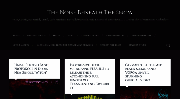 noisebeneaththesnow.com