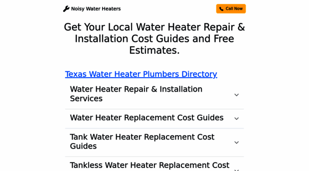 noisywaterheater.com