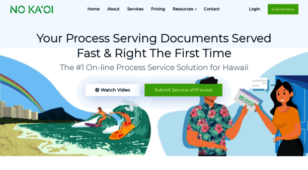 nokaoiprocessserving.com
