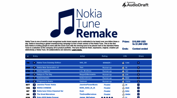 nokiatune.audiodraft.com