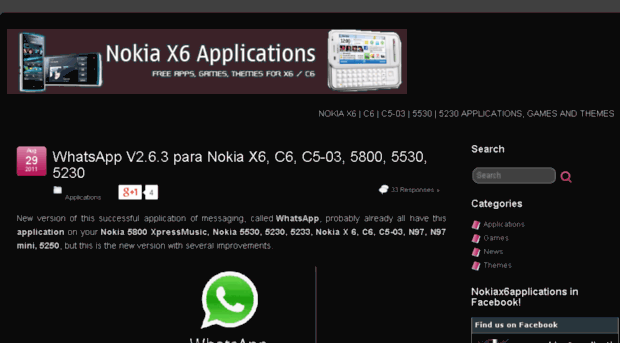 nokiax6applications.com