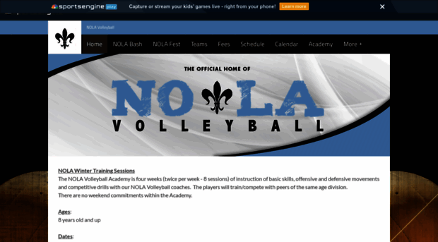 nolavolleyball.com