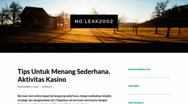 noleak2002.com