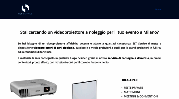 noleggiovideoproiettorimilano.com