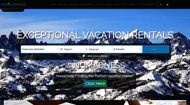 nomadnessrentals.com