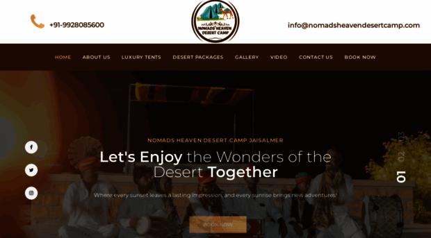 nomadsheavendesertcamp.com