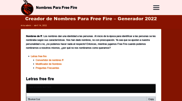 nombresparafreefire.mx