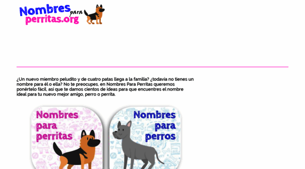 nombresparaperritas.org