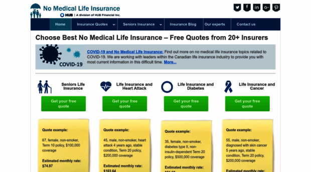 nomedicallifeinsurance.ca