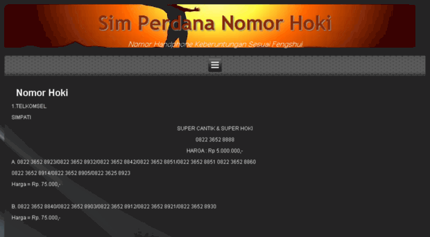 nomerhoki.com