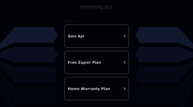 nomerorg.xyz