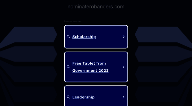 nominaterobanders.com