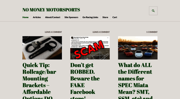 nomoneymotorsports.com