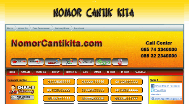 nomorcantikita.com